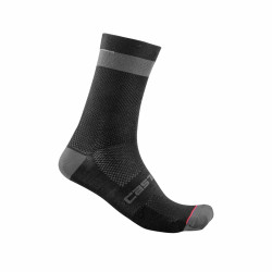 calzini Castelli Alpha 18 sock black-gray