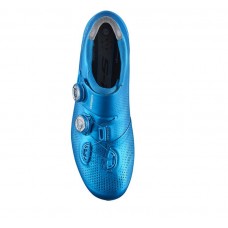 Scarpa Strada Competizione Leggera Doppio Boa Shimano RC9 Carbon S-Phyre Blu Elettrico