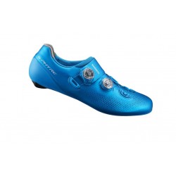 Scarpa Strada Competizione Leggera Doppio Boa Shimano RC9 Carbon S-Phyre Blu Elettrico
