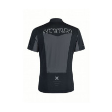 maglietta montura track zip t-shirt taglia xl black