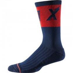 Calza Fox Racing 8" Trail Cushion Socks Wurd Navy