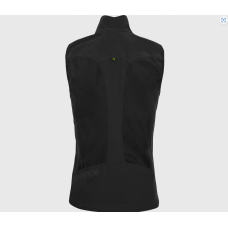 Gilet ciclismo invernale antivento Karpos Parete Vest Black fullzip