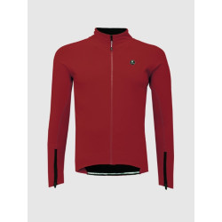 Giacca Invernale Ciclismo Antivento SlimFit Pissei Prima Pelle Bordeaux
