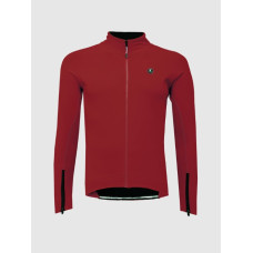 Giacca Invernale Ciclismo Antivento SlimFit Pissei Prima Pelle Bordeaux