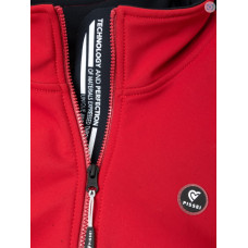 Giacca Invernale Ciclismo Antivento SlimFit Pissei Prima Pelle Bordeaux