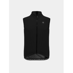 GILET CICLISMO LEGGERO TASCABILE PISSEI ANTIACQUA VENTO LIGHT BLACK