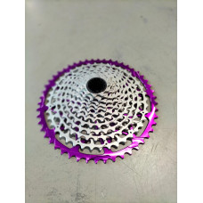 Cassetta Gravel Mtb 12 velocita' Sram XD XDR 10-50T Black-Violet Garbaruk Cassette 5907441532549