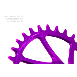 Corona Rotonda Garbaruk 1x 10/11/12 speed Violet 38T 3mm offeset DM Guarnitura Garbaruk 5907441601573