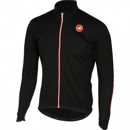 Maglietta Invernale Castelli Puro 2 Jersey Fz Black 2018