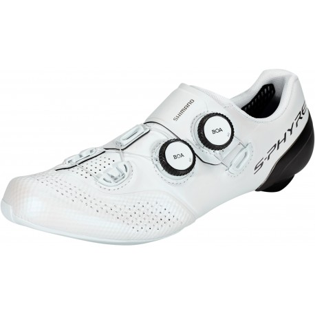 Scarpa da strada in carbonio Shimano S-phyre RC9 bianca 2021